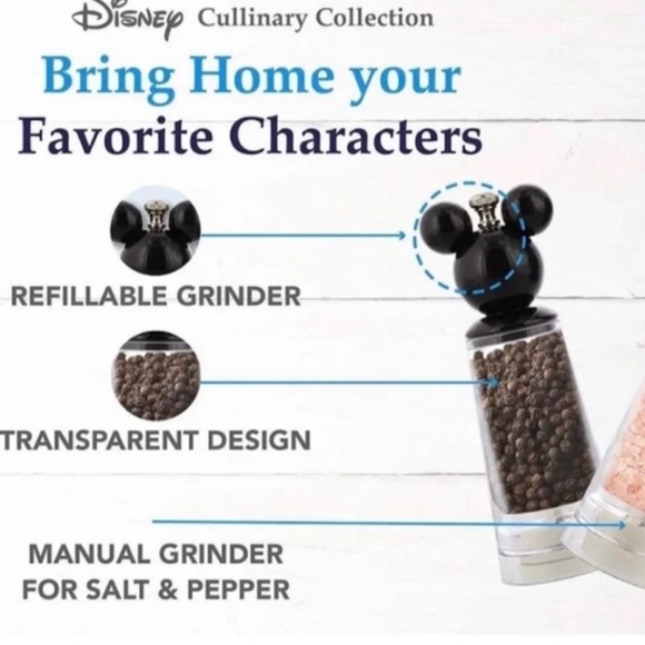 Disney Salt & Pepper Grinders - Picture 3 of 6